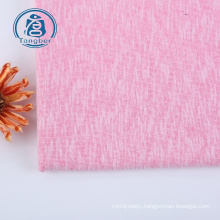 top selling fabric 60%polyester 40%cotton interlock slub yarn for sale